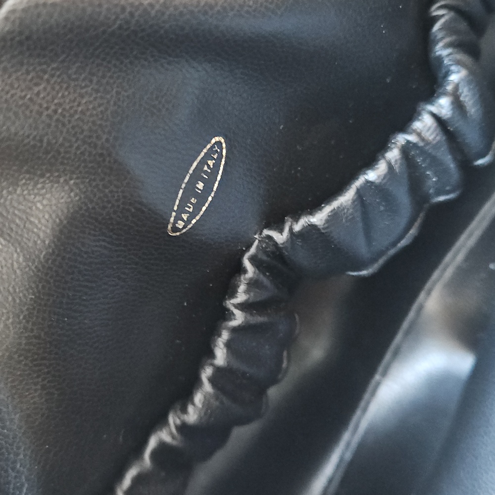 CHANEL Black Patent Leather Cosmetic Bag - Picture 9 of 15